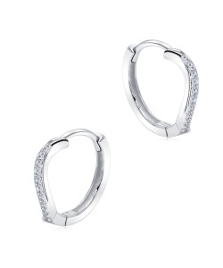 Silver Hoop Earring HO-2595